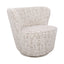 Alberta Swivel Chair - Oyster Jacquard