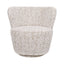 Alberta Swivel Chair - Oyster Jacquard
