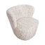 Alberta Swivel Chair - Oyster Jacquard