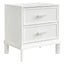 Jill Bedside Table - White