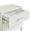 Jill Bedside Table - White