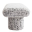 Eleanor Bench Ottoman - Charcoal Jacquard