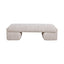 Cairo Bench Ottoman - Ivory Weave