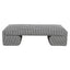 Cairo Bench Ottoman - Houndstooth