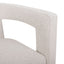 Lorenzo Arm Chair - Ivory Boucle