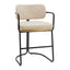 Charly Kitchen Stool - Beige Vegan Leather