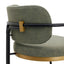 Charly Kitchen Stool - Olive Green Vegan Leather