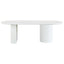 Brunella Oval Dining Table - 2.4m White