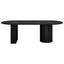 Brunella Oval Dining Table - 2.4m Black