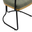 Charly Dining Chair - Olive Green Vegan Leather