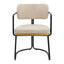 Charly Dining Chair - Beige Vegan Leather