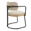 Charly Dining Chair - Beige Vegan Leather