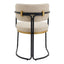 Charly Dining Chair - Beige Vegan Leather