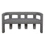 Lorenzo 2 Seater Sofa Bench - Granite