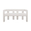 Lorenzo 2 Seater Sofa Bench - Ivory Boucle