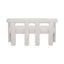 Lorenzo 2 Seater Sofa Bench - Ivory Boucle