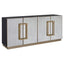Mira Mirrored Buffet - Antique Gold