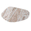 Solstice River Brown Marble Coffee Table - Large Walnut