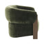 Napa Arm Chair - Brass/Moss Velvet