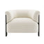Arcadia Arm Chair - Ivory Chenille