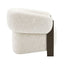 Napa Arm Chair - Brass/Ivory Chenille