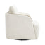 Compton Swivel Arm Chair - Brass/Ivory