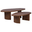 Solstice Walnut Coffee Tables Set of 2
