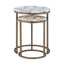Violet Agate Nesting Side Tables