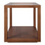 Sadie Oak Square Side Table - Large Walnut