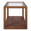 Sadie Oak Square Side Table - Large Walnut