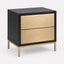 Polos Bedside Table - Black