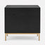 Polos Bedside Table - Black