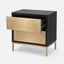 Polos Bedside Table - Black