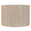 Nina Pleated Drum Shade - Medium Natural