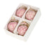 Blossom Ginger Jar Ornaments Pink Box of 4