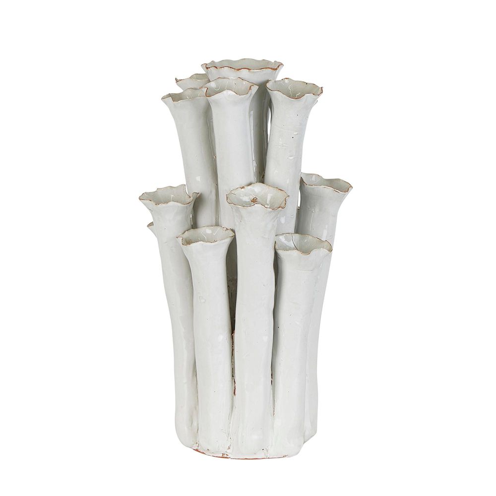 Tubular Vase White