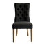 Charcoal Linen Dining Chair