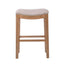 Oakwood Counter stool Beige W/Studs