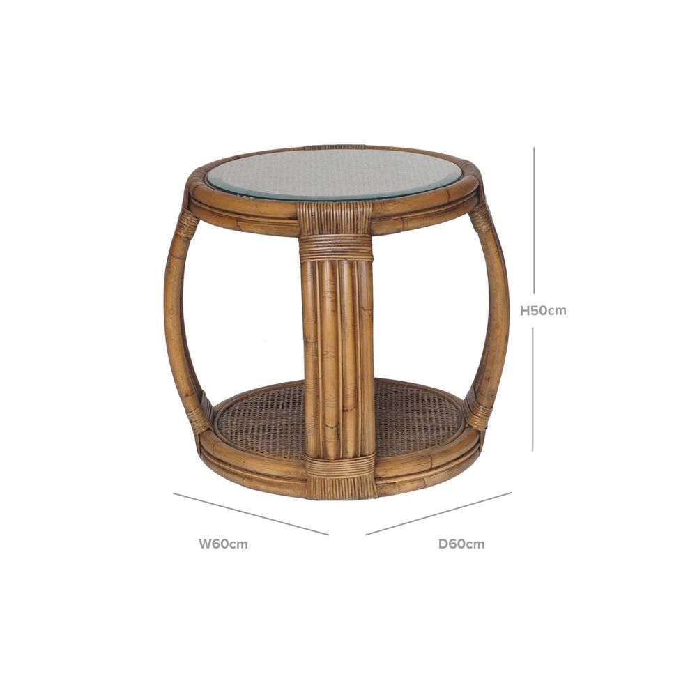 Cayman Rattan Side Table