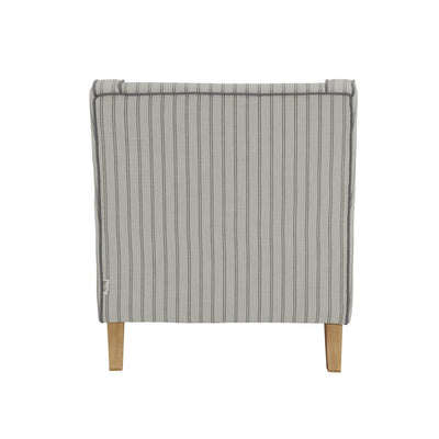 Bondi Armchair Blue Pinstripe