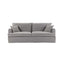 Slip Cover Only - Byron Hamptons 3 Seat Sofa Pebble Grey