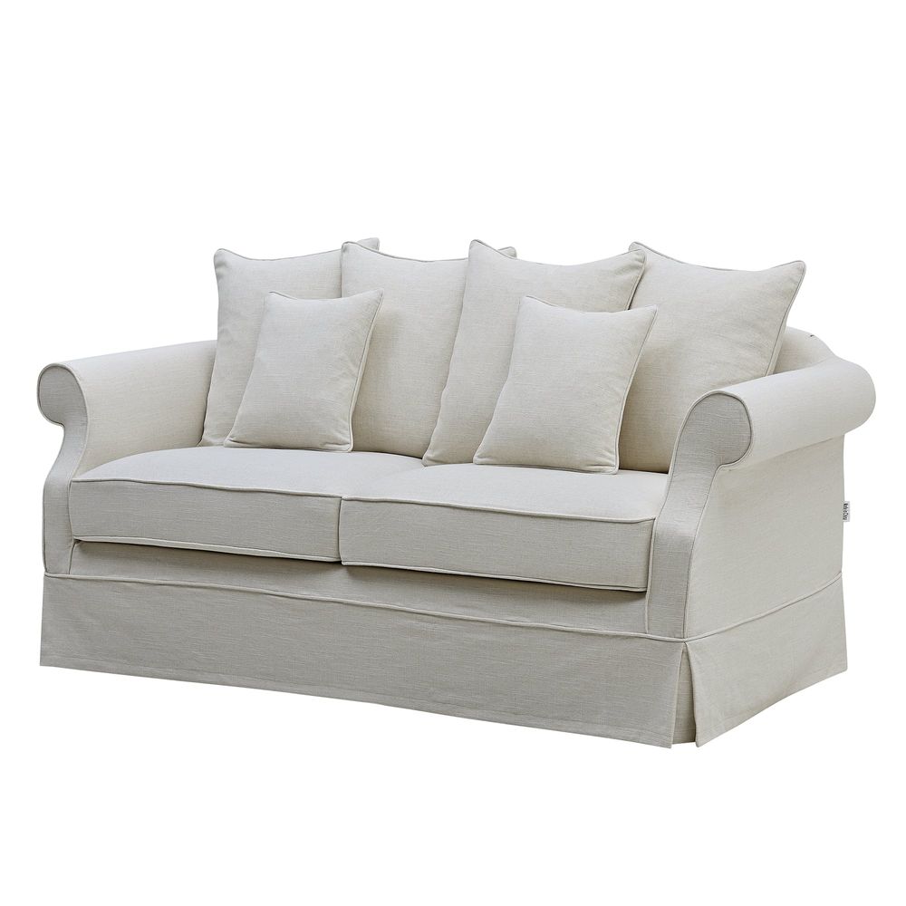 Slip Cover Only - Avalon Hamptons 3 Seat Sofa Ivory