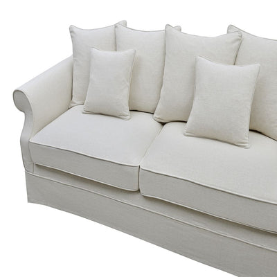 Slip Cover Only - Avalon Hamptons 3 Seat Sofa Ivory