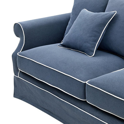 Slip Cover Only - Avalon Hamptons 3 Seat Sofa Navy