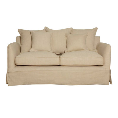 Slip Cover Only - Noosa Hamptons 2 Seat Sofa Beige