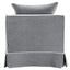 Slip Cover Only - Noosa Hamptons Armchair Grey W/White Piping