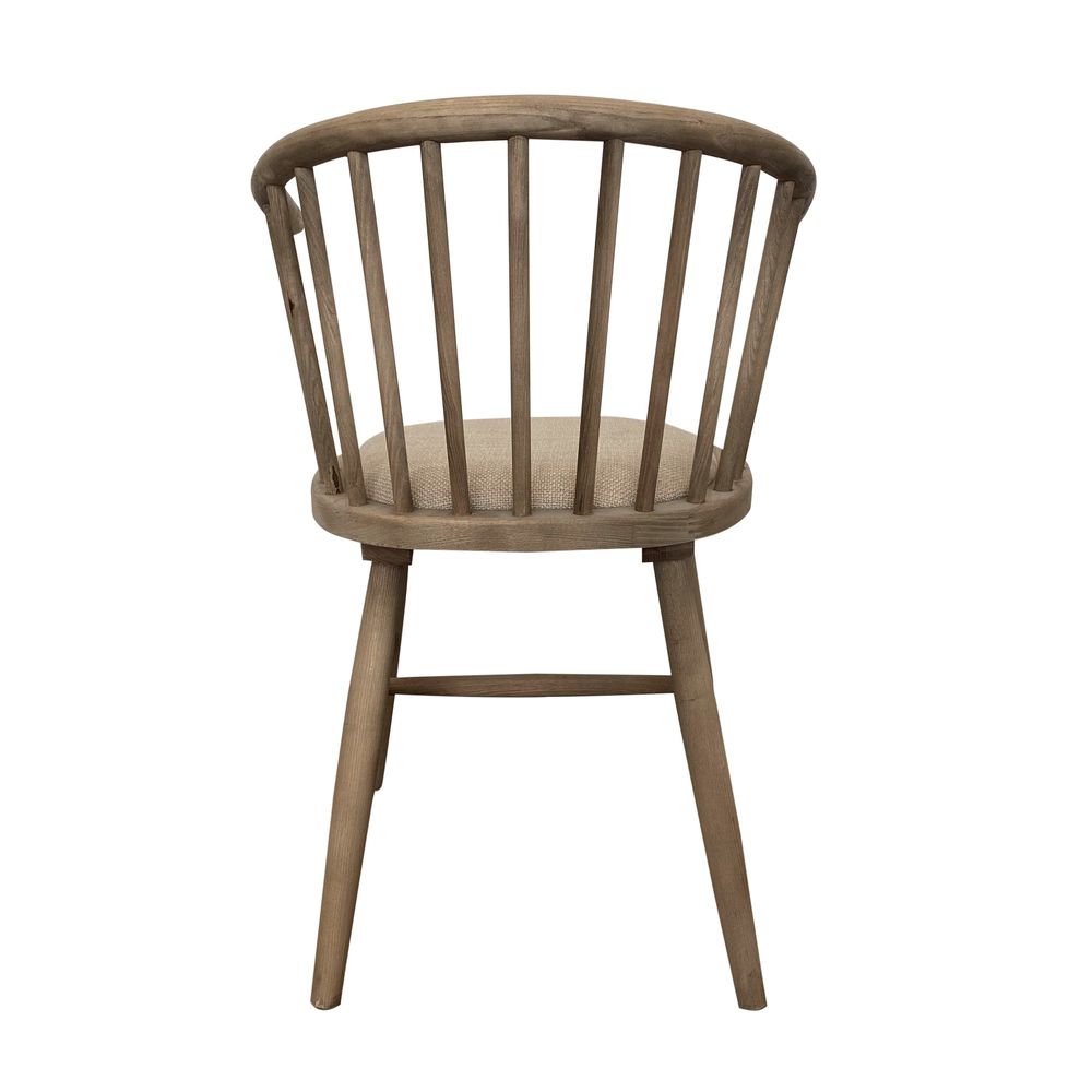 Noah Round Curved Strip Back Dining Chair