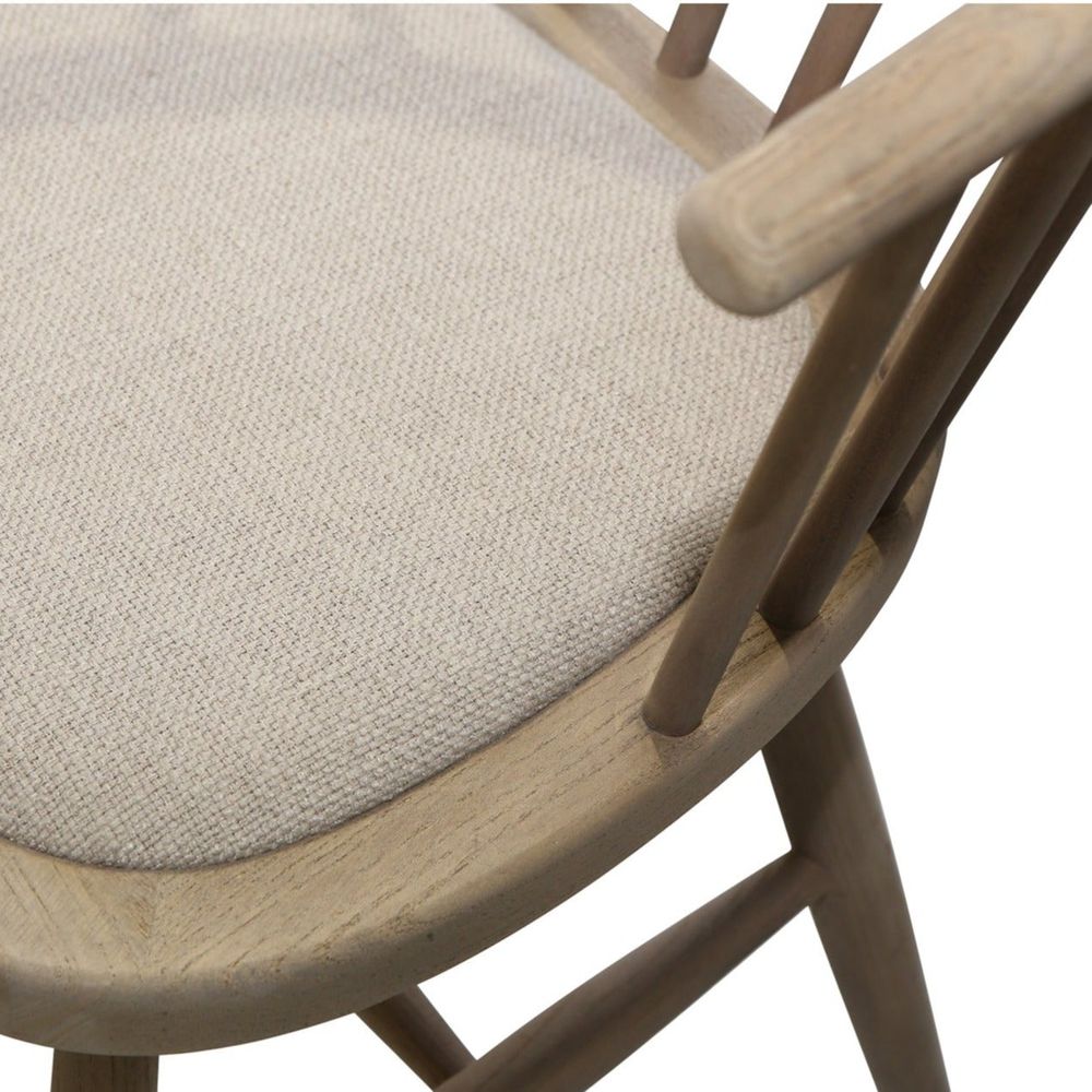 Noah Round Curved Strip Back Dining Chair