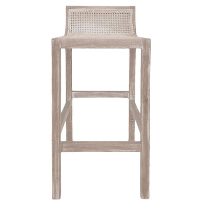 Amalfi Natural Elm and Rattan Barstool