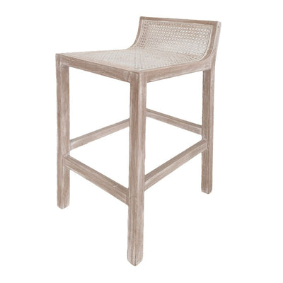 Amalfi Natural Elm and Rattan Barstool